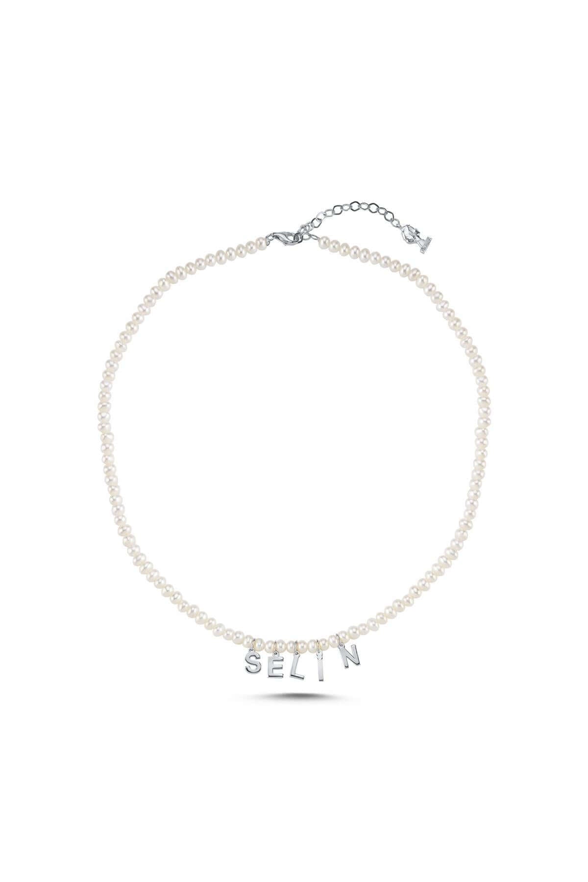 Kişiye Özel İsimli Doğal Tatlı Su İncisi Kolye | | Birinci1926