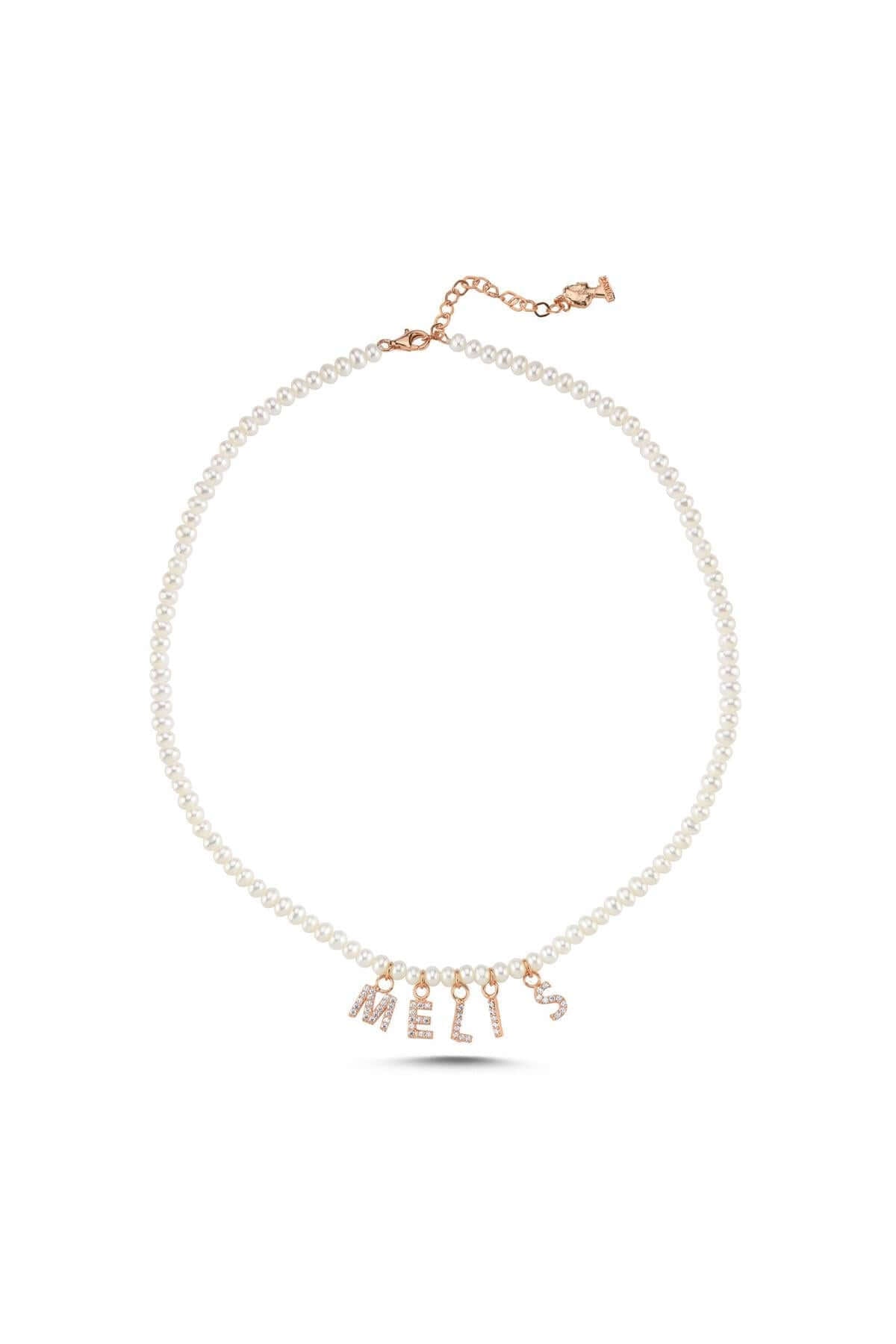 Kişiye Özel İsimli Doğal Tatlı Su İncisi Kolye | | Birinci1926