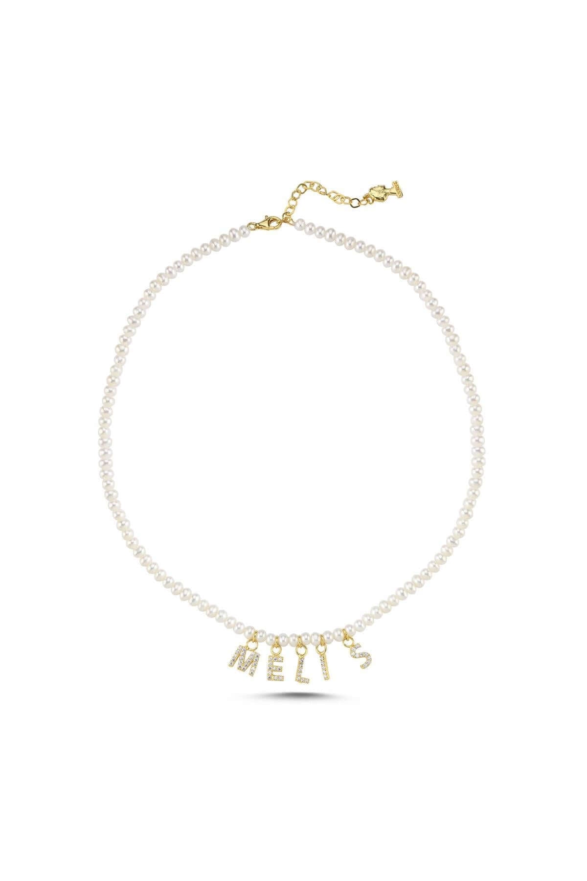 Kişiye Özel İsimli Doğal Tatlı Su İncisi Kolye | | Birinci1926