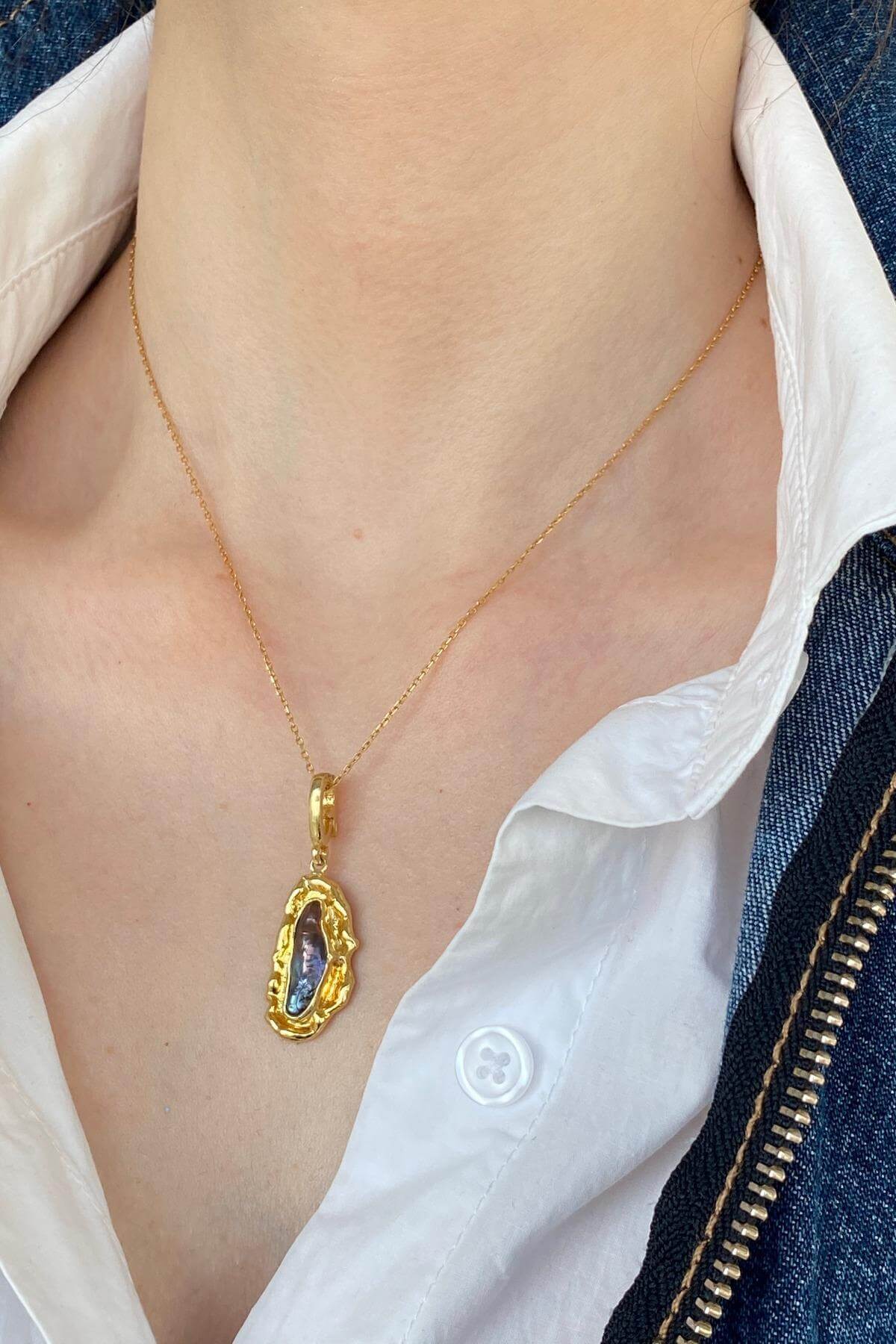 Multıcolor Doğal Barok İnci Kolye | | Birinci1926