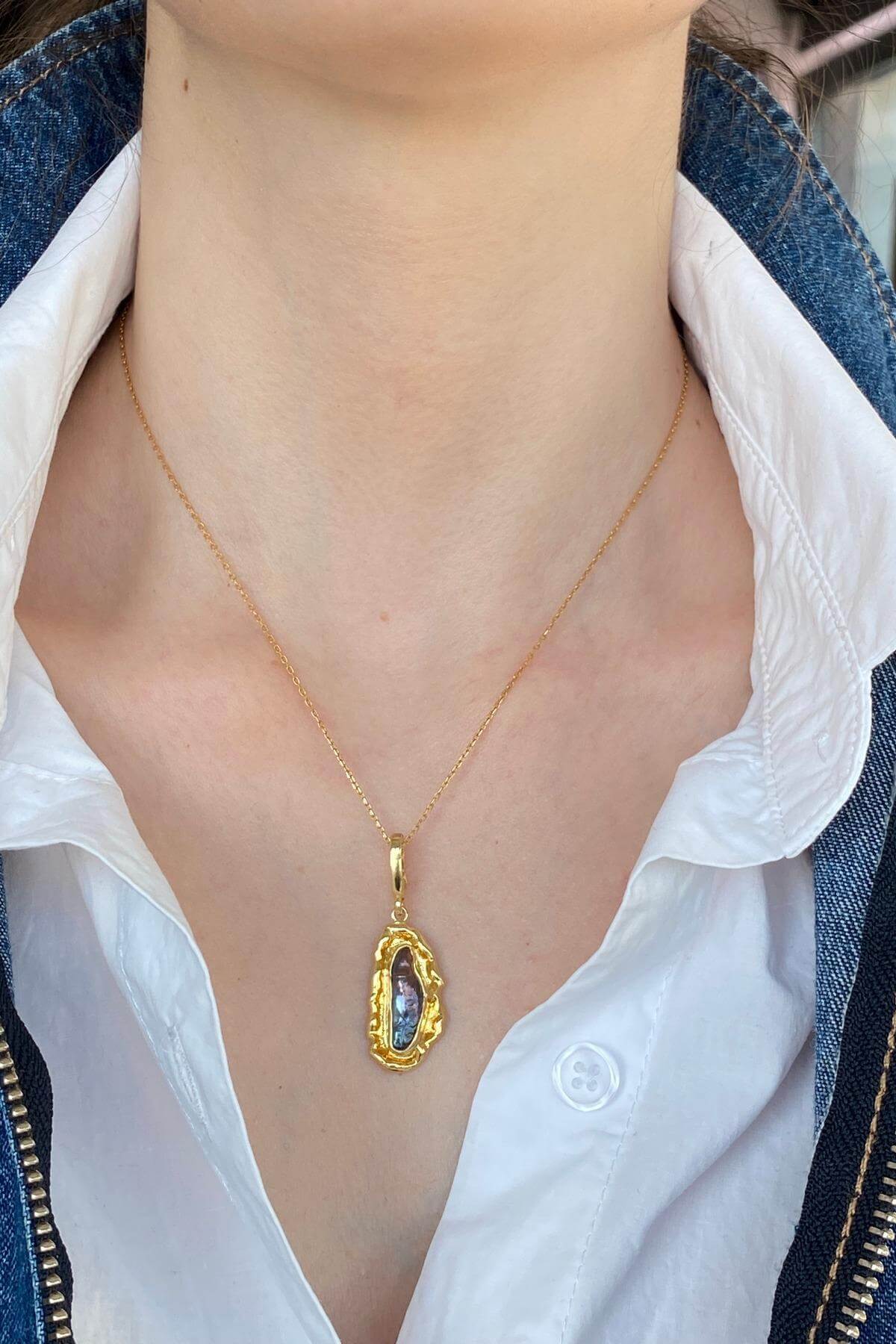 Multıcolor Doğal Barok İnci Kolye | | Birinci1926