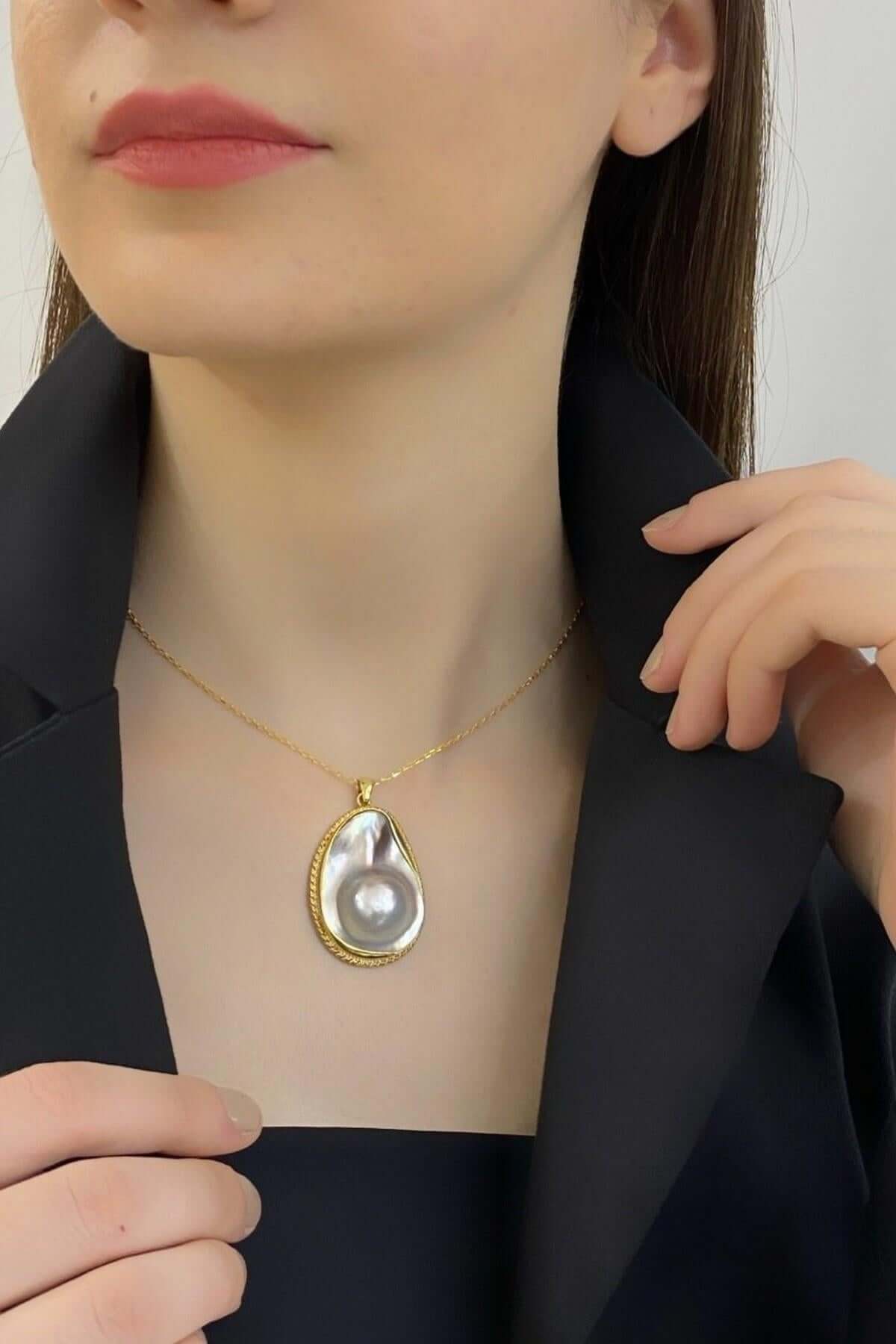 Multicolor Doğal Barok İnci Kolye | | Birinci1926