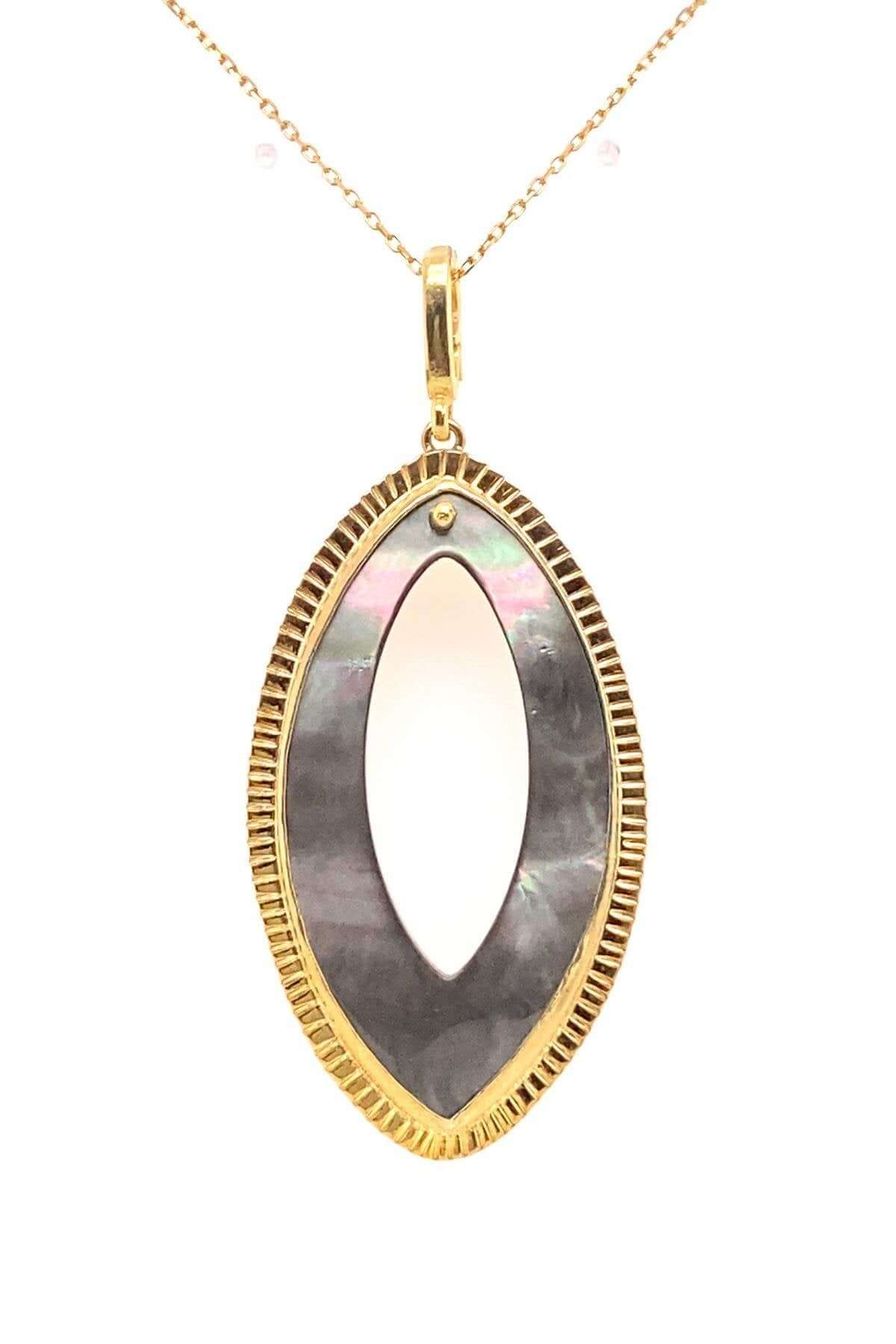 Oval Sedef Kolye | | Birinci1926