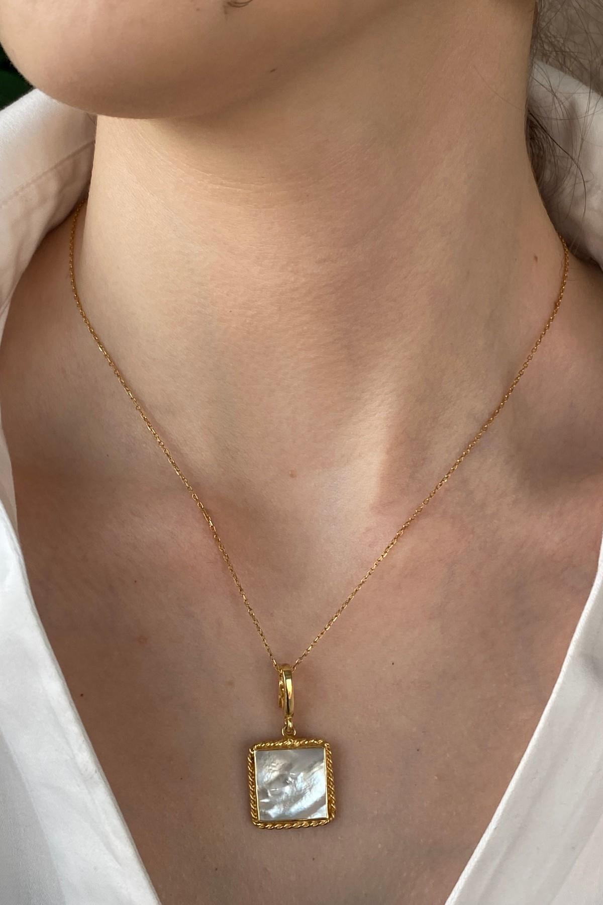 Sedefli Kare Kolye | | Birinci1926