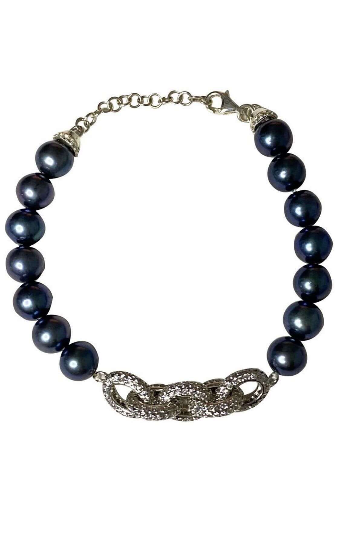 Zincirli Doğal İnci Bileklik | | Birinci1926