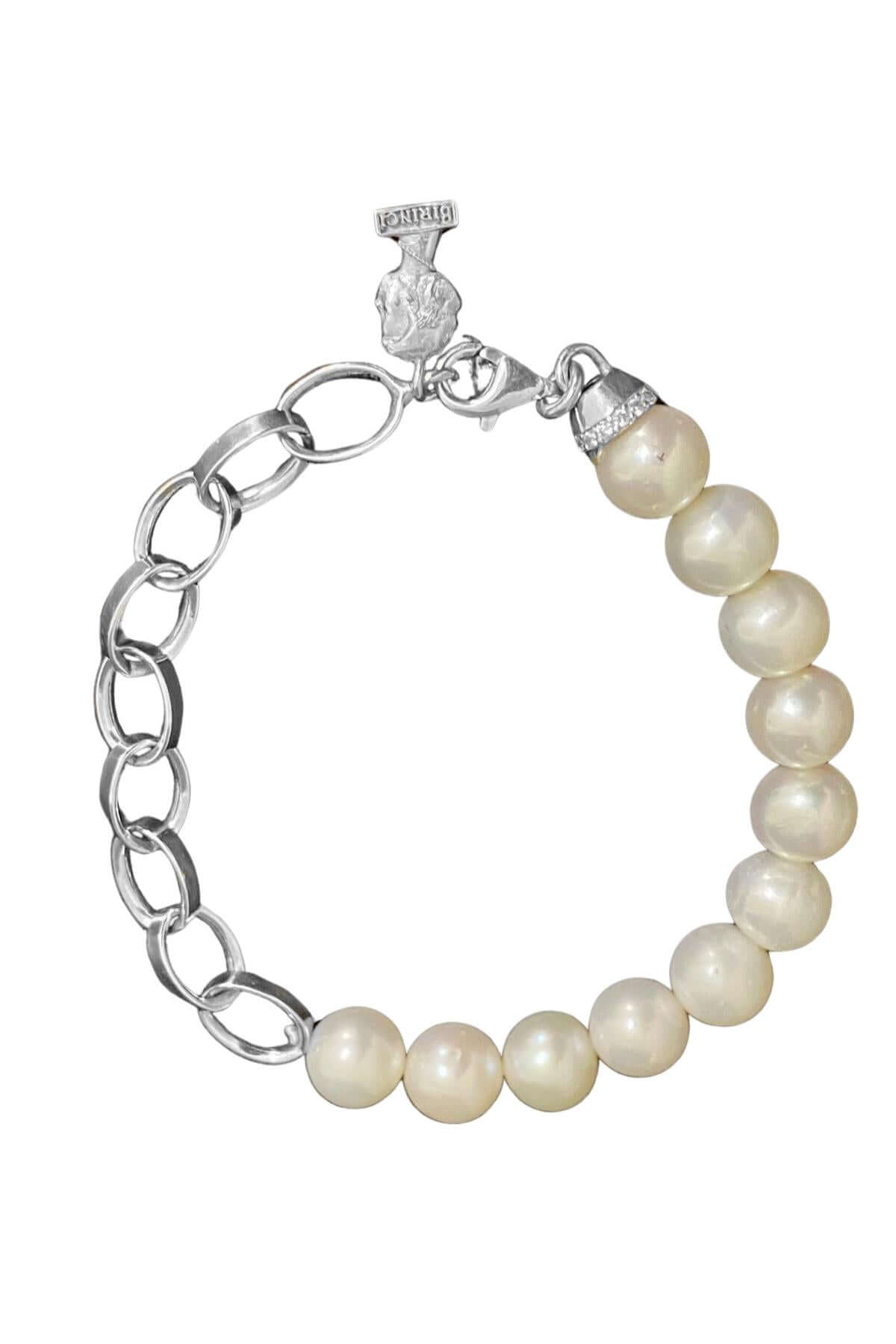 Zincirli Tatlı Su Doğal İncisi Bileklik | | Birinci1926