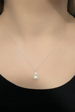 Zirkon Taşlı Doğal İnci Kolye | | Birinci1926