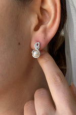 Zirkon Taşlı Doğal İnci Küpe | | Birinci1926