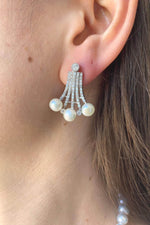 Zirkon Taşlı Doğal İncili Küpe | | Birinci1926