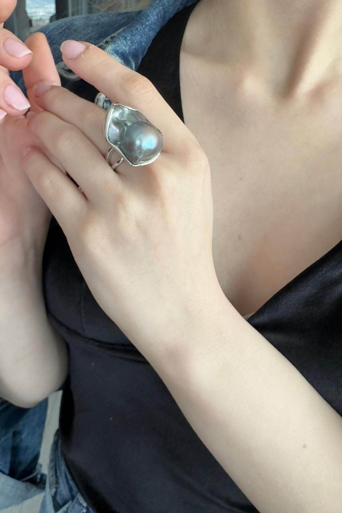 Barok Doğal İnci Yüzük | | Birinci1926