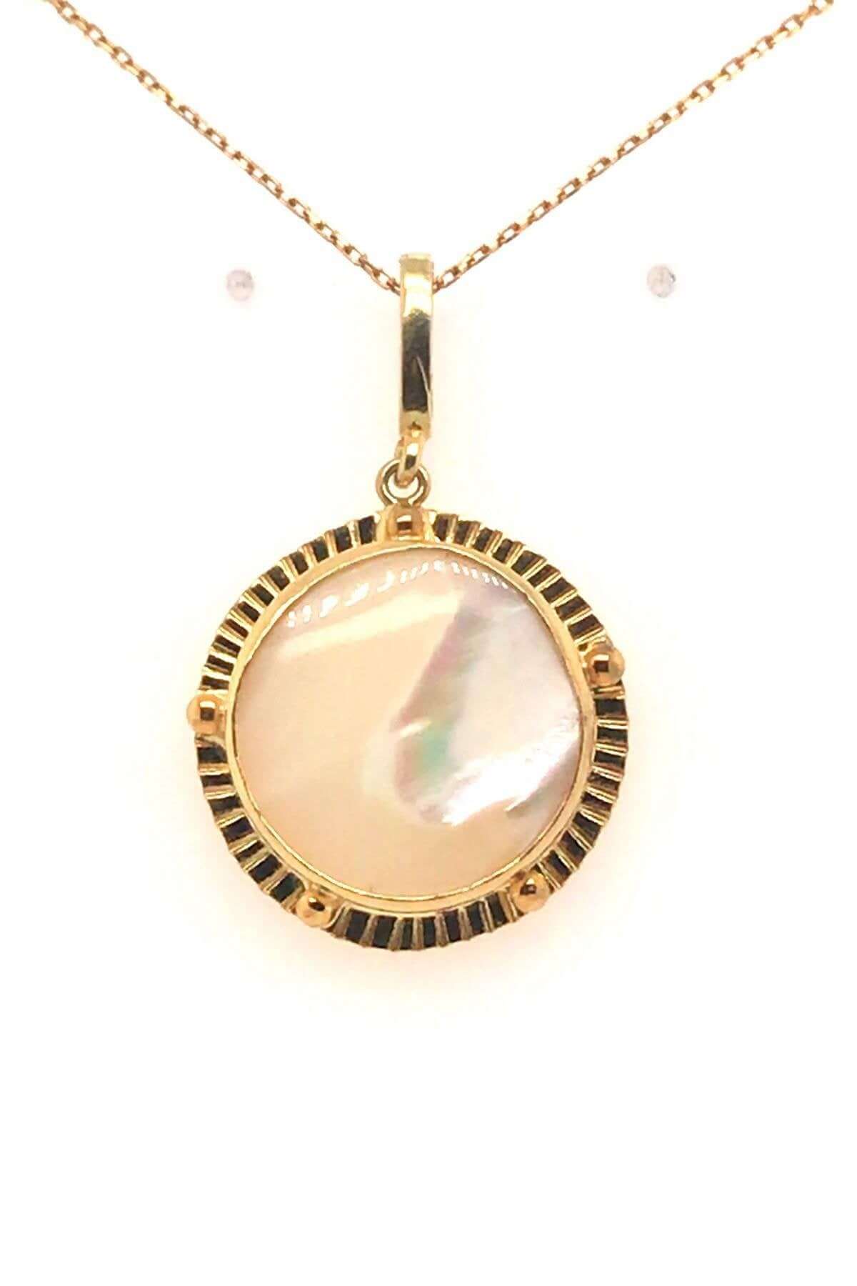 Doğal Sedef Taşlı Kolye | | Birinci1926