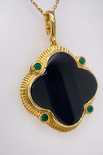 Yeşil Mineli Onix Kolye | | Birinci1926
