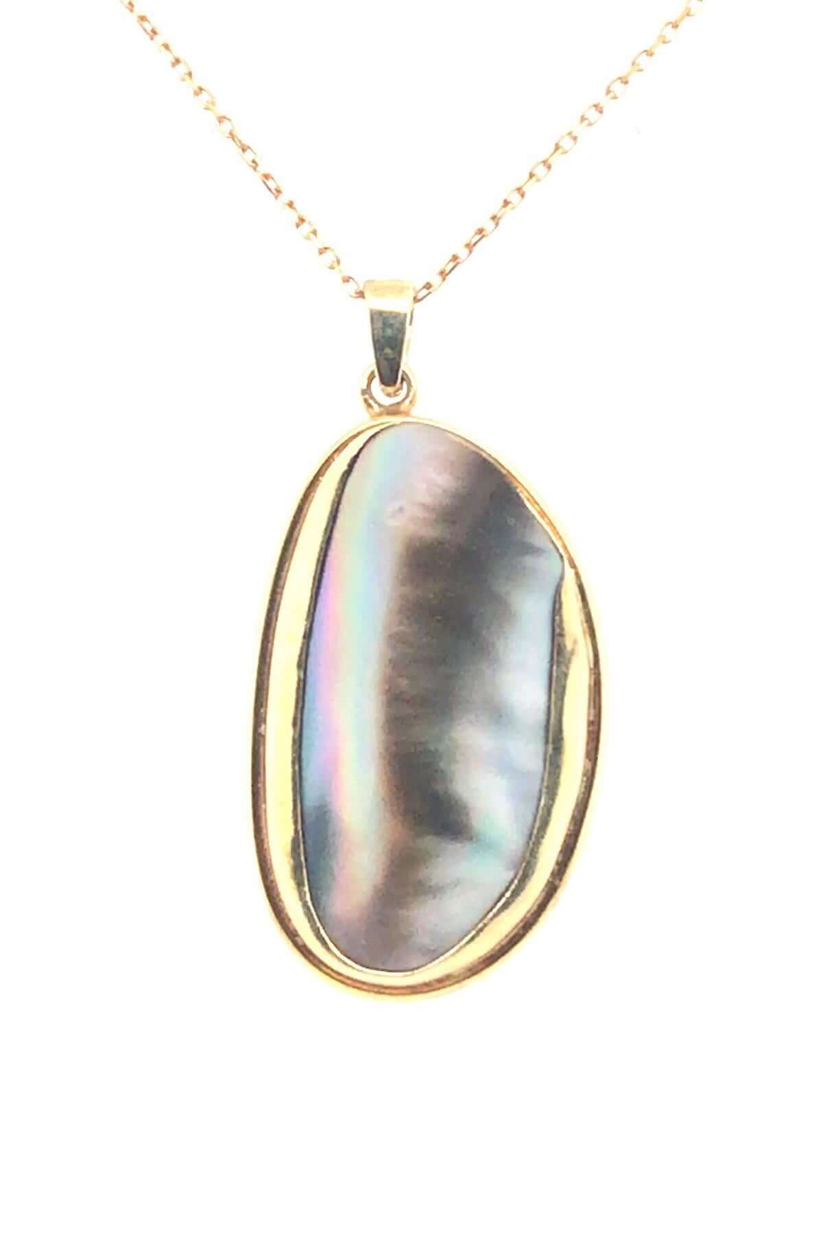 Oval Sedef Kolye | | Birinci1926