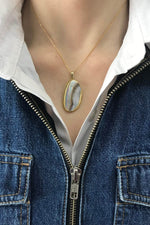 Oval Sedef Kolye | | Birinci1926