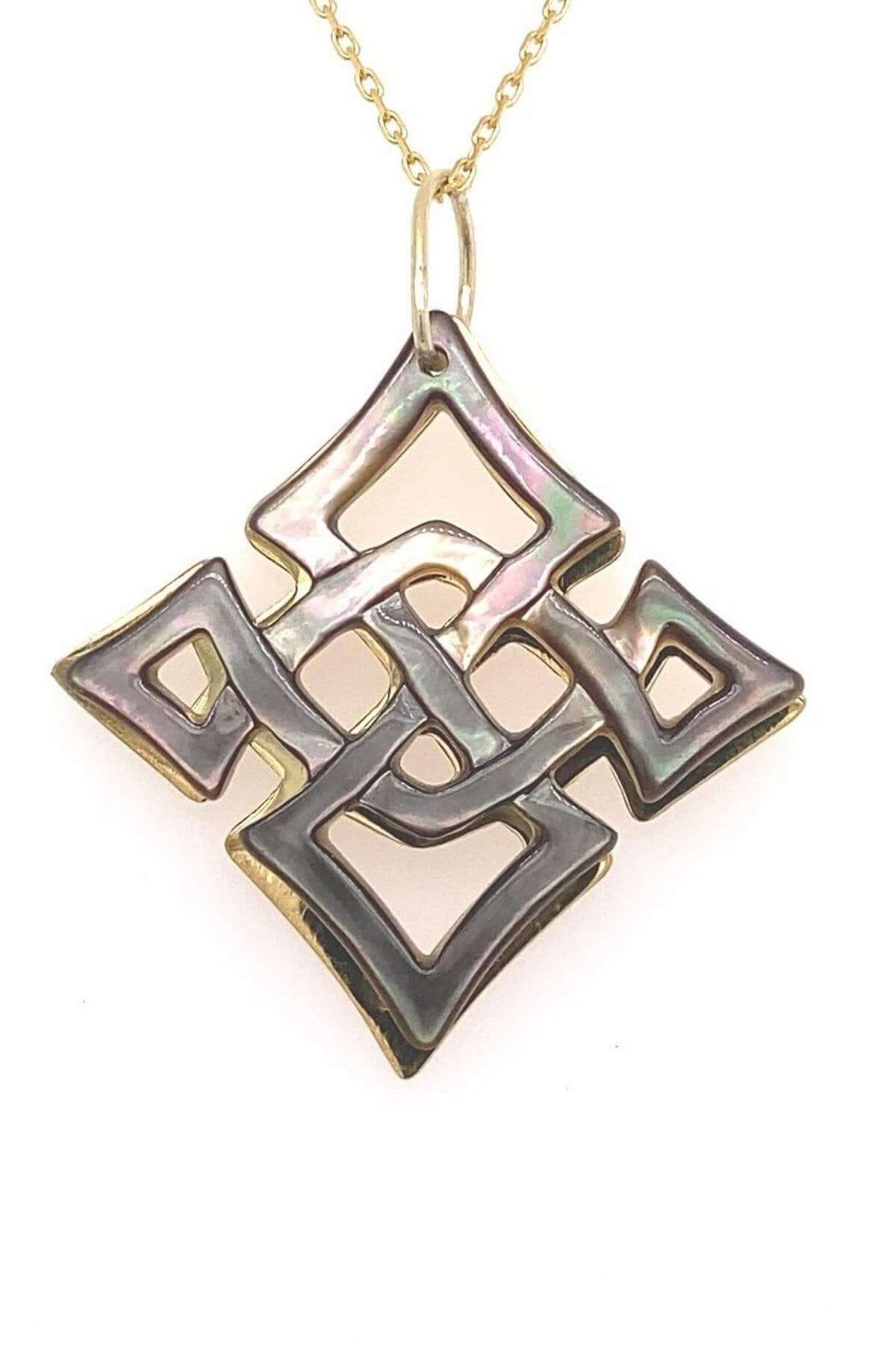 Doğal Sedef Taşlı Kolye | | Birinci1926