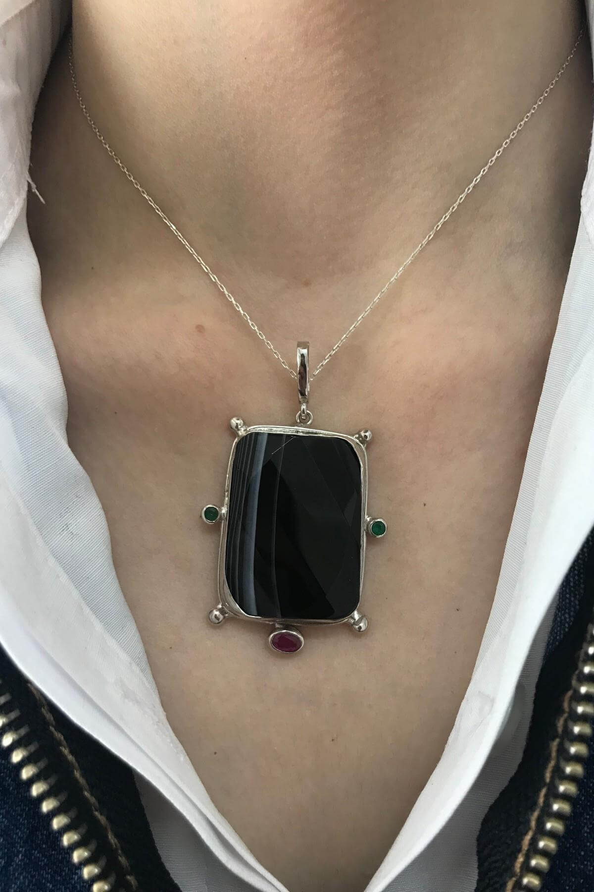 Onix Taşlı Kolye | | Birinci1926