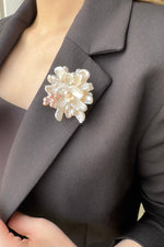 Salkımlı Barok Doğal İnci Broş | | Birinci1926