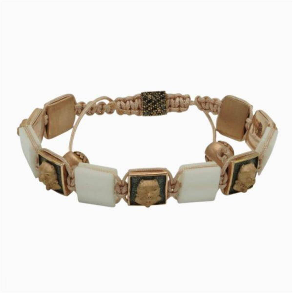 Akik Taşlı Kabartmalı Figür Erkek Bileklik | | Birinci1926