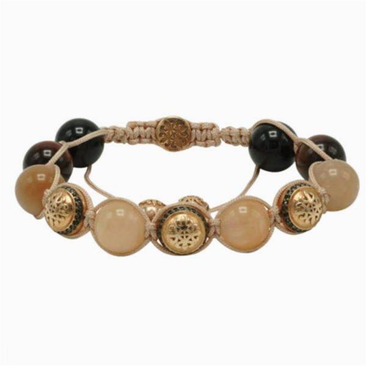 0,33 Ct Pırlantalı Ay Taşı Oniks Taşlı Erkek Bileklik | | Birinci1926