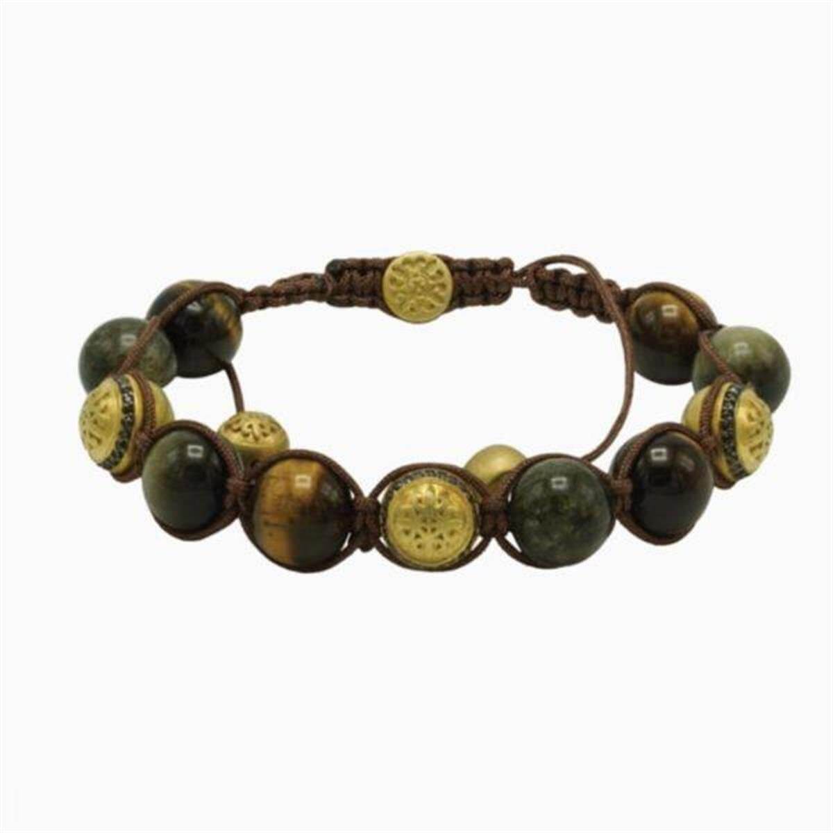 Pırlantalı Kaplan Gözü Erkek Bileklik | | Birinci1926