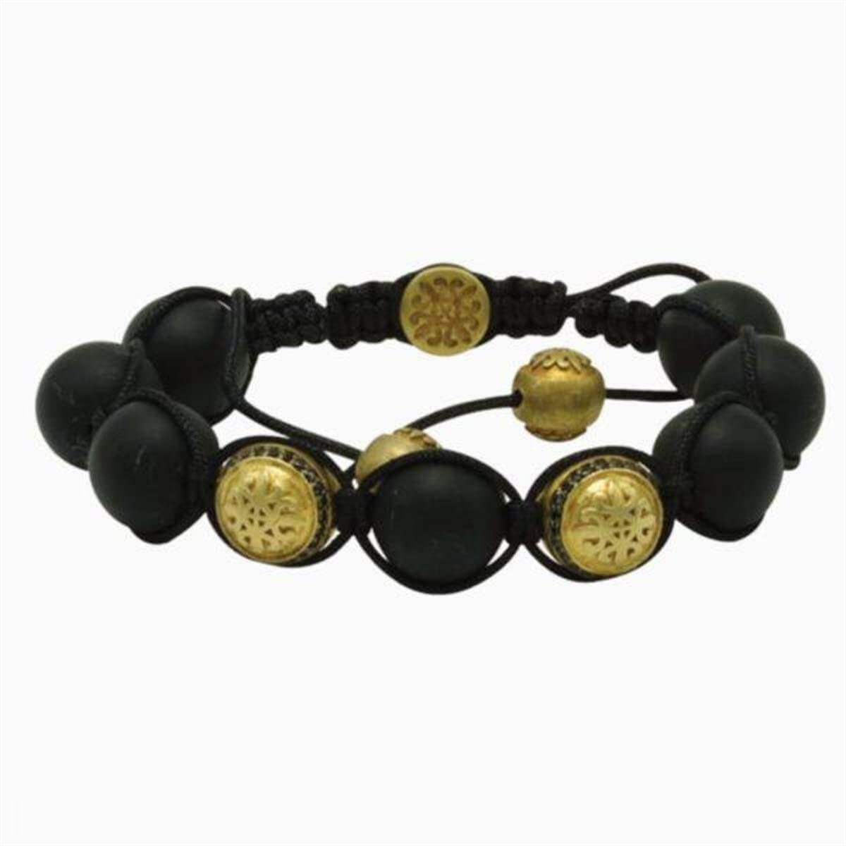 Pırlantalı Oniks Taşlı Erkek Bileklik | | Birinci1926