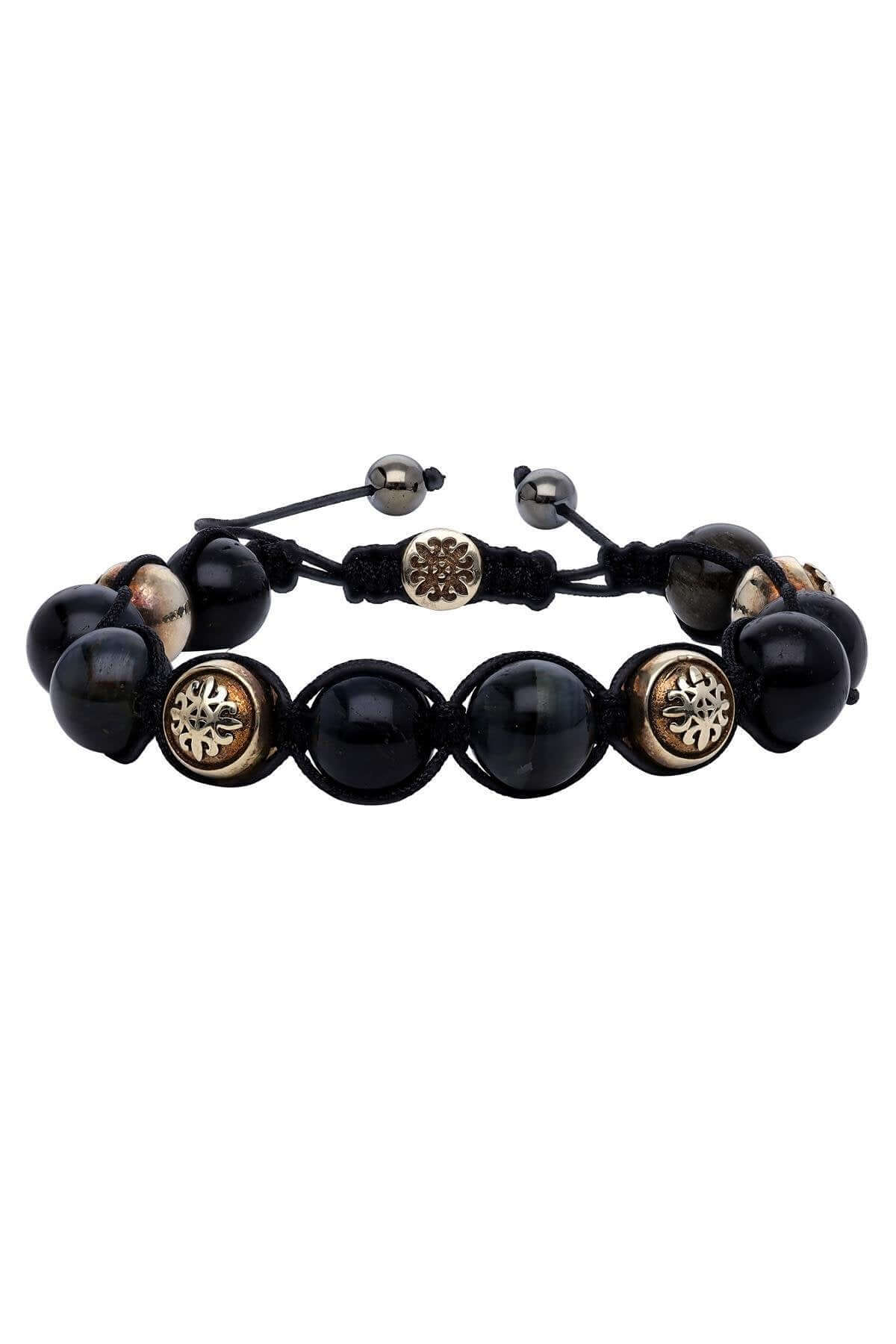 Obsidyen Taşlı Erkek Bileklik | | Birinci1926