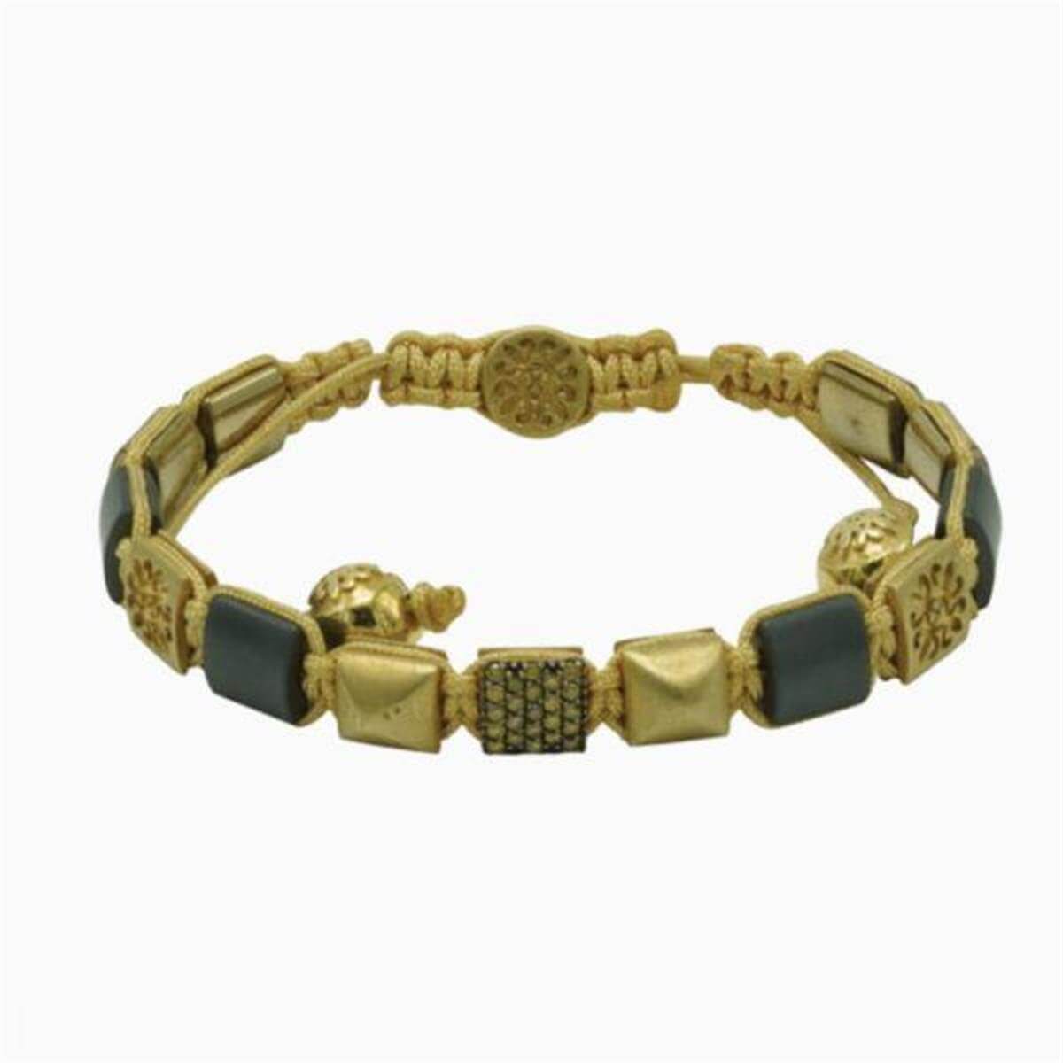 0,13 Ct Oniks Taşlı Pırlantalı Erkek Bileklik | | Birinci1926