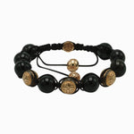 0,27 Ct Pırlantalı Oniks Taşlı Erkek Bileklik | | Birinci1926