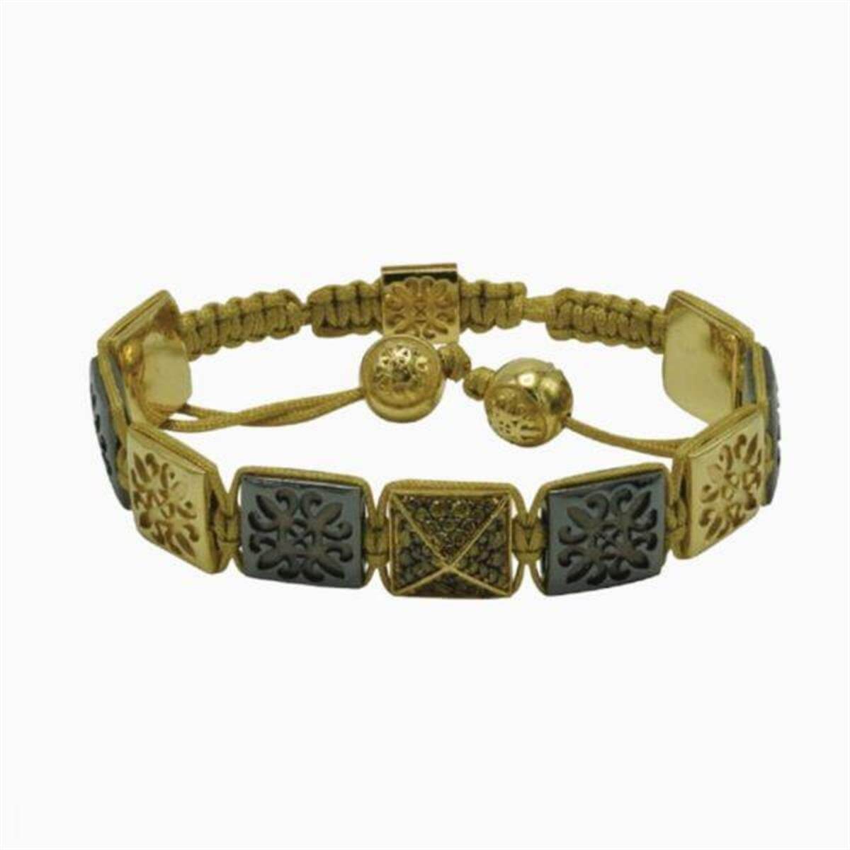 0,22 Ct Pırlantalı Gold Erkek Bileklik | | Birinci1926