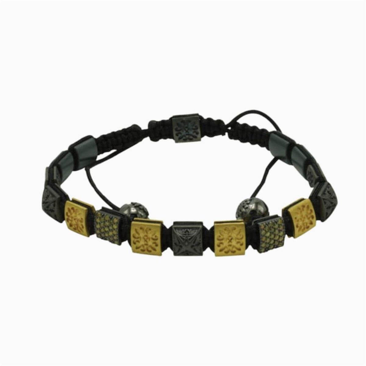 0,22 Ct Pırlantalı Mat Gold Erkek Bileklik | | Birinci1926