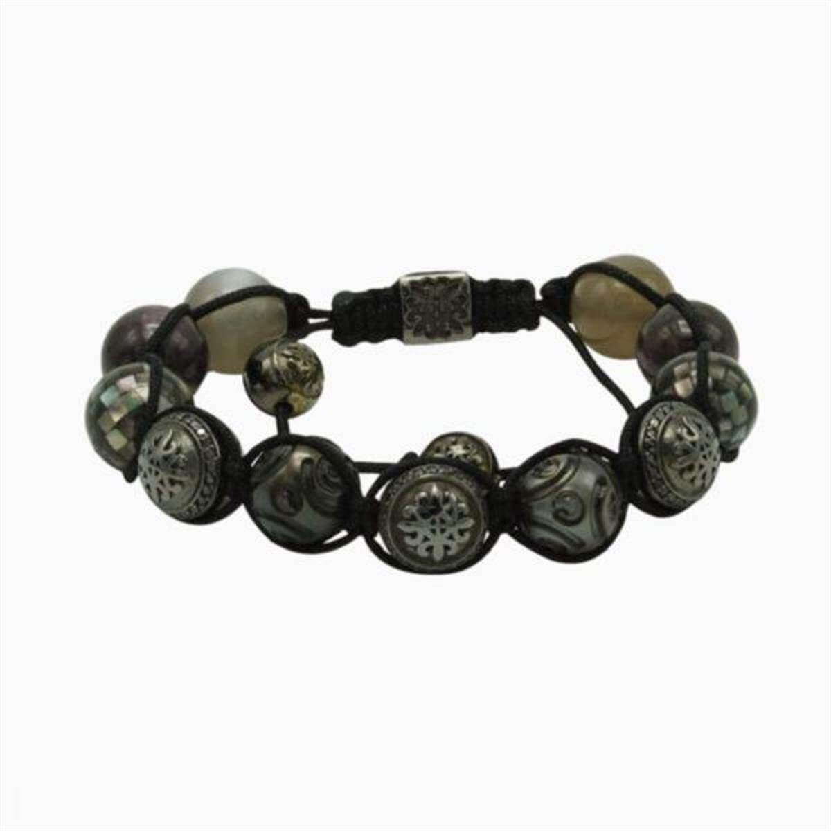 0,30 Ct Pırlantalı Sedef Taşlı Erkek Bileklik | | Birinci1926