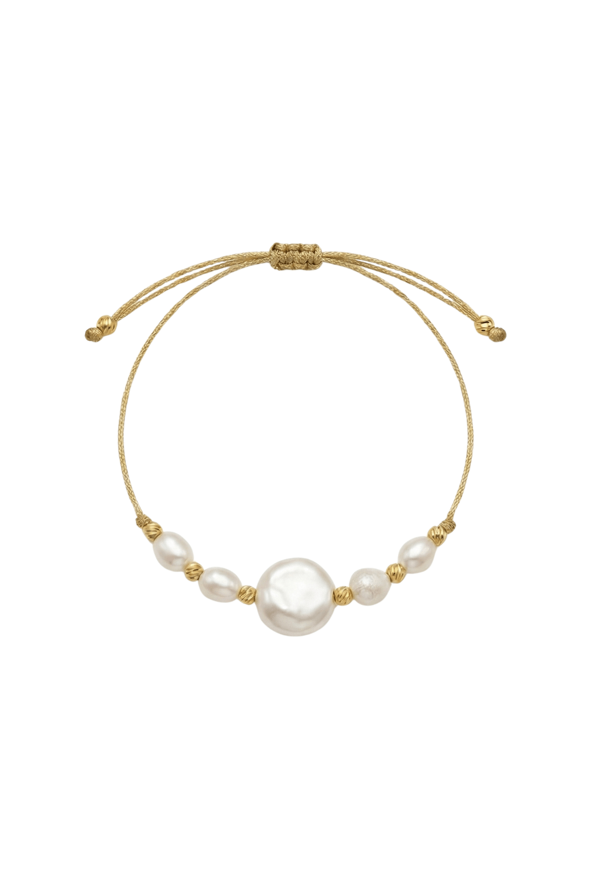 Dorikalı Doğal İncili Şans Bilekliği