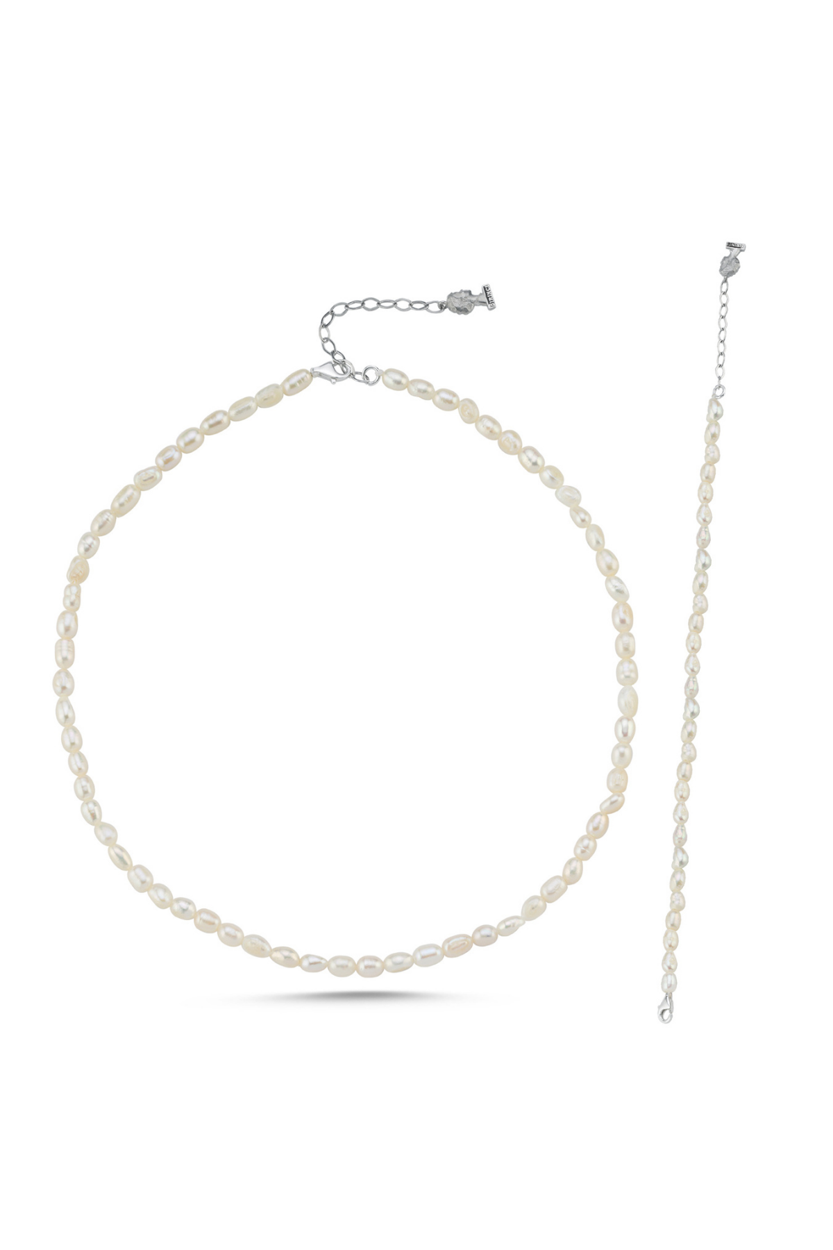 Barok İnci Sıralı Kolye Bileklik Set