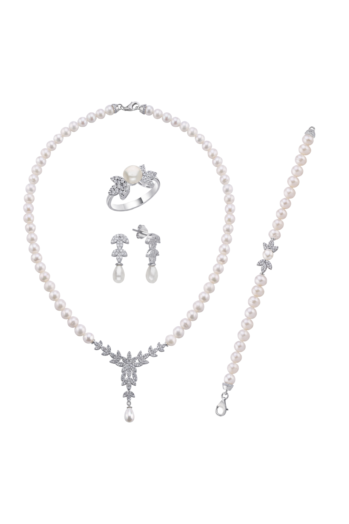 Motif Doğal İnci Set