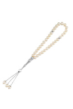 Beyaz Doğal İnci Püsküllü Tespih | | Birinci1926