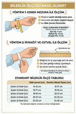 Bileklik ölçüsü nasıl alınır? Esnek mezura ve cetvelle ölçüm yöntemleri ile standart bileklik ölçü tablosu.