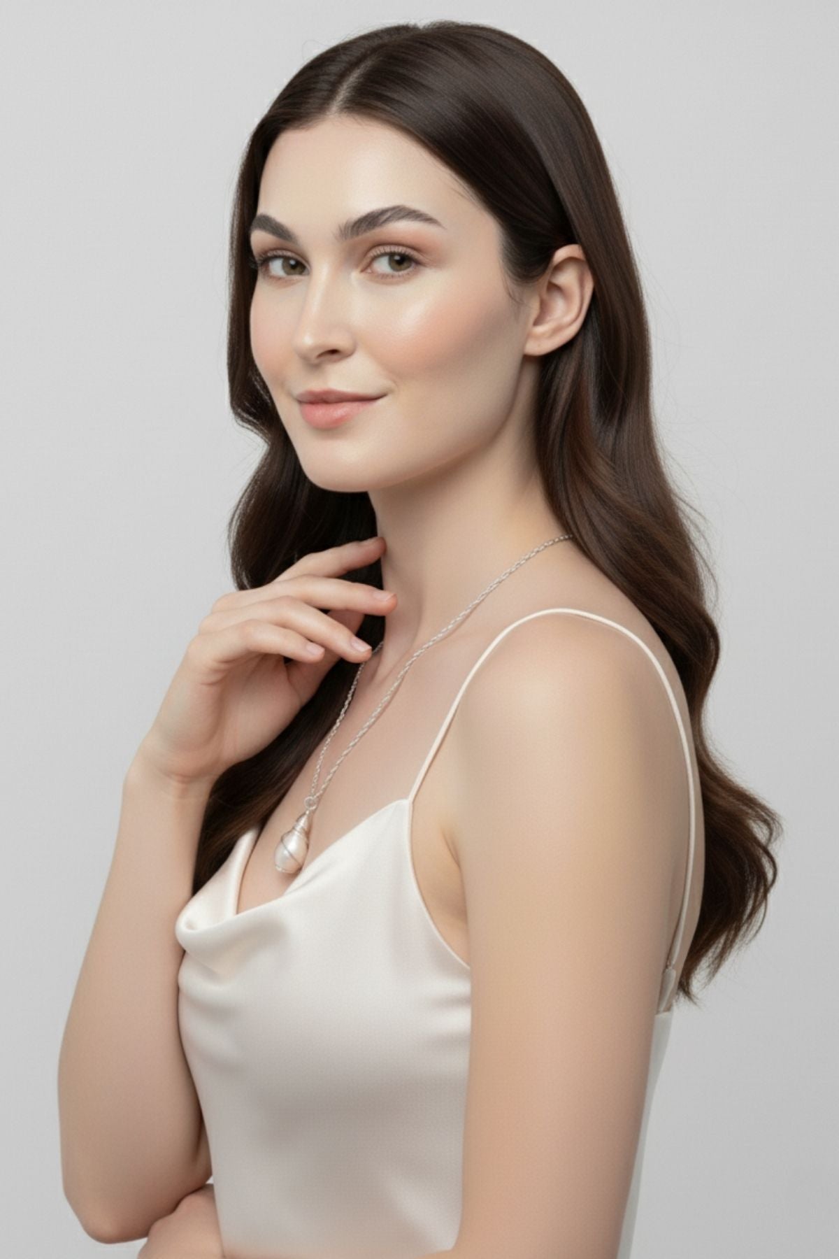 Okyanus Damlası İnci Kolye