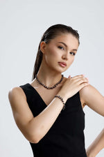 Doğal İnci Sallantılı Kolye Bileklik İkili Set | | Birinci1926