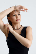 Sallantılı Doğal İnci Kolye Bileklik İkili Set | | Birinci1926