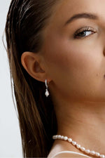 Sıralı Damla Doğal İnci Kolye Bileklik Küpe Üçlü Set | İnci Set | Birinci1926