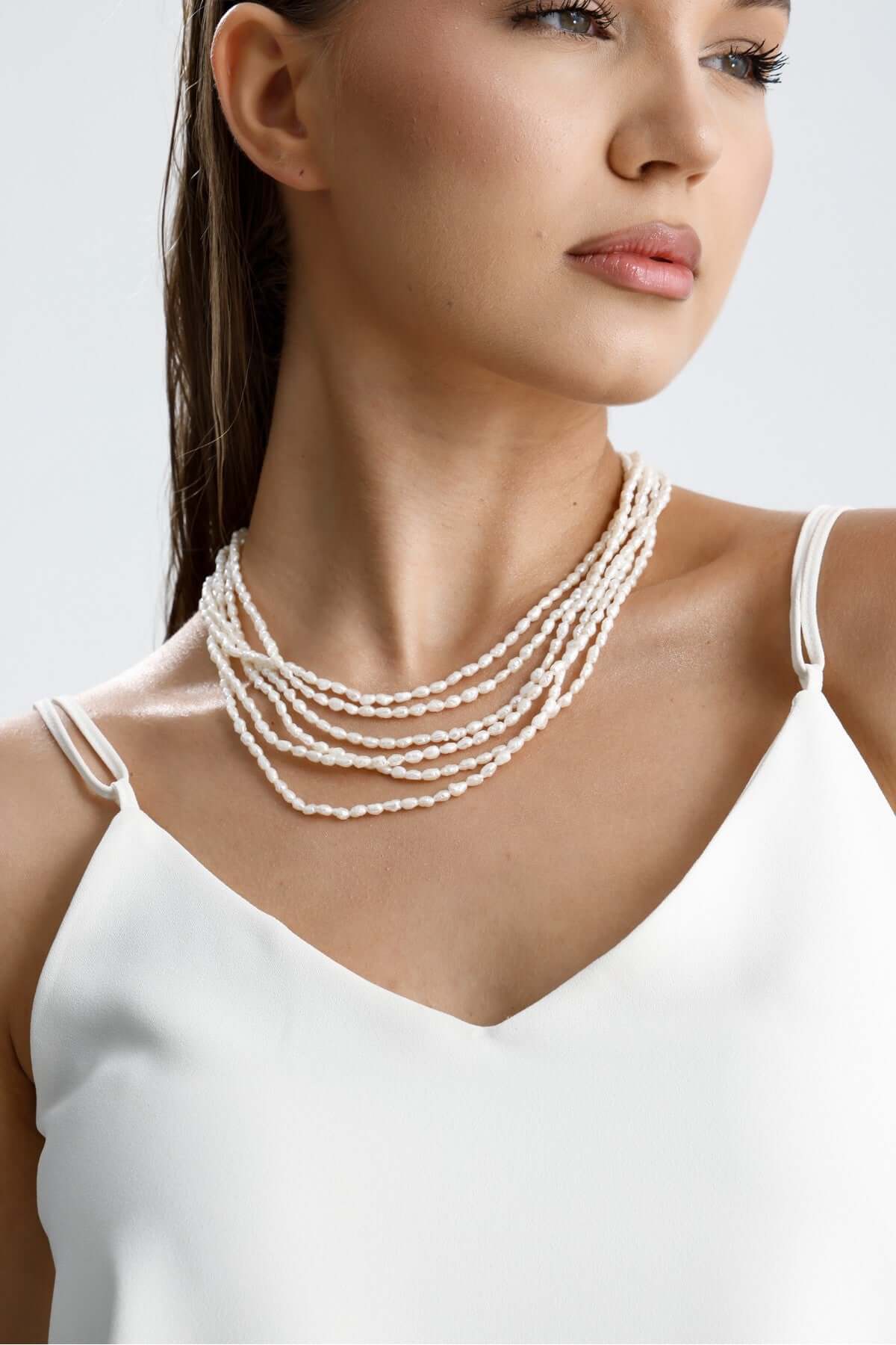 Gemici Kilit 6 Sıra Çıtır Barok İnci Kolye | | Birinci1926