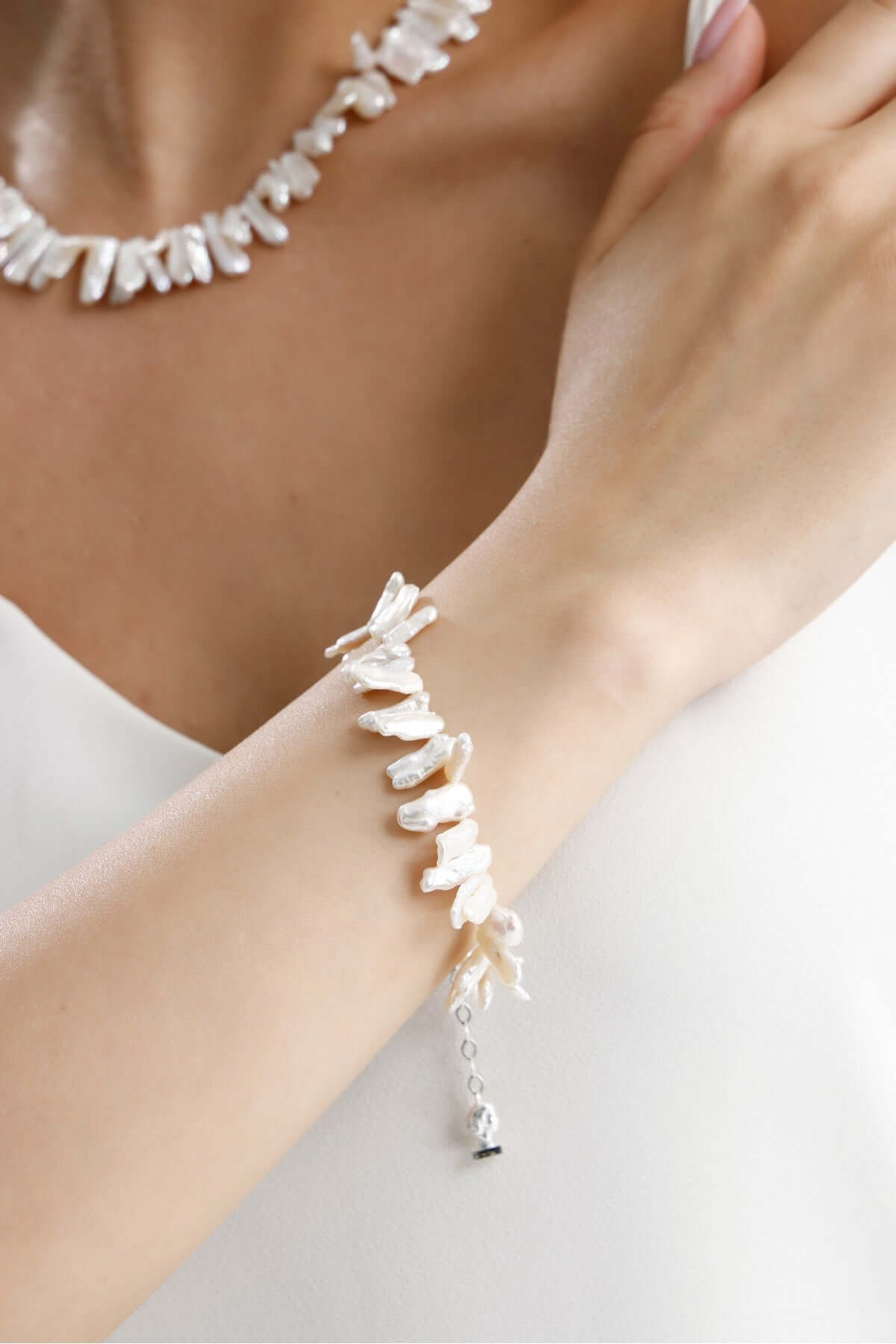 Doğal Çubuk Barok İnci Bileklik | İnci Bileklik | Birinci1926