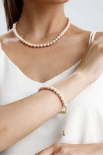 Pudra Pembe Doğal İnci Bileklik | İnci Bileklik | Birinci1926