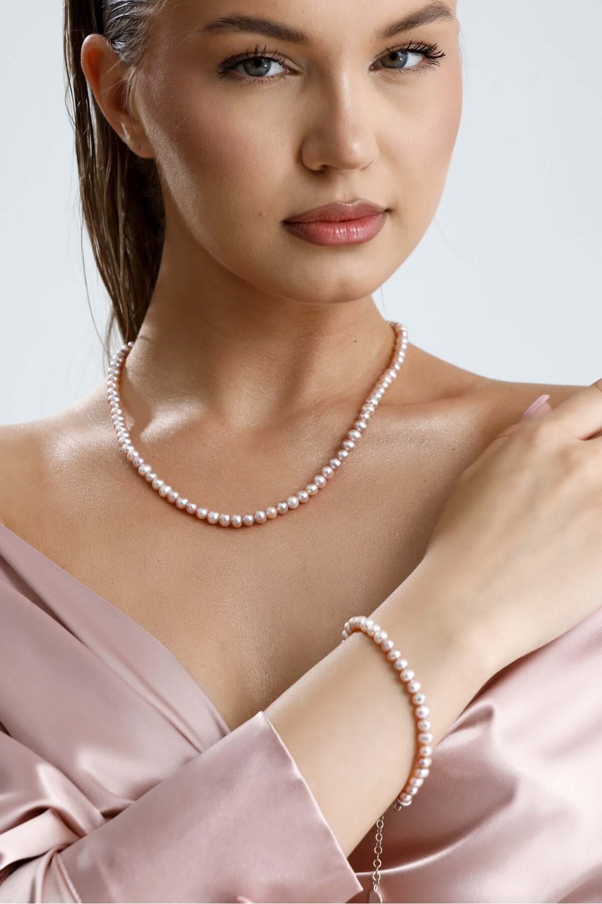 Pembe Doğal İnci Bileklik | İnci Bileklik | Birinci1926