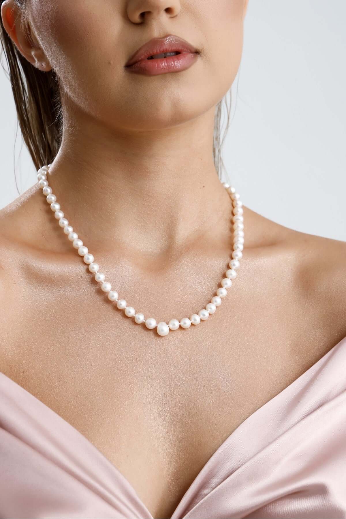 Beyaz Damla İnci Kolye | İnci Kolye | Birinci1926