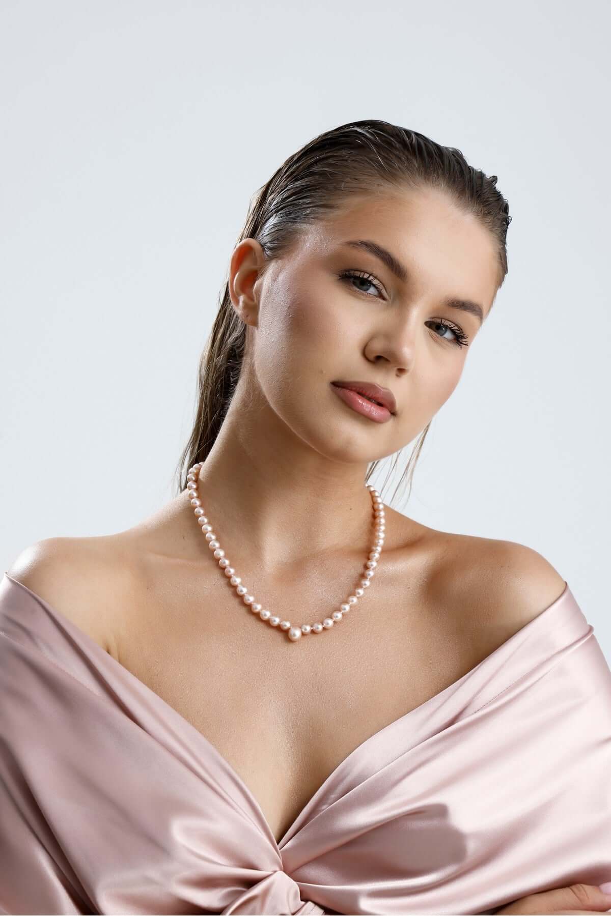 Pembe Damla İnci Kolye | İnci Kolye | Birinci1926