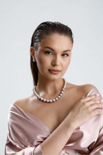 Süzme Gri Doğal İnci Kolye | | Birinci1926