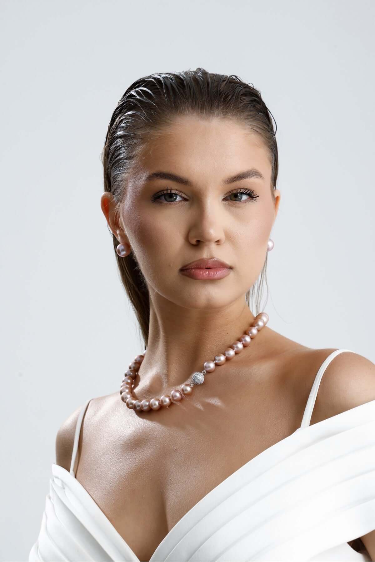 Süzme Pembe Doğal İnci Kolye | | Birinci1926