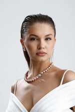 Süzme Pembe Doğal İnci Kolye | | Birinci1926