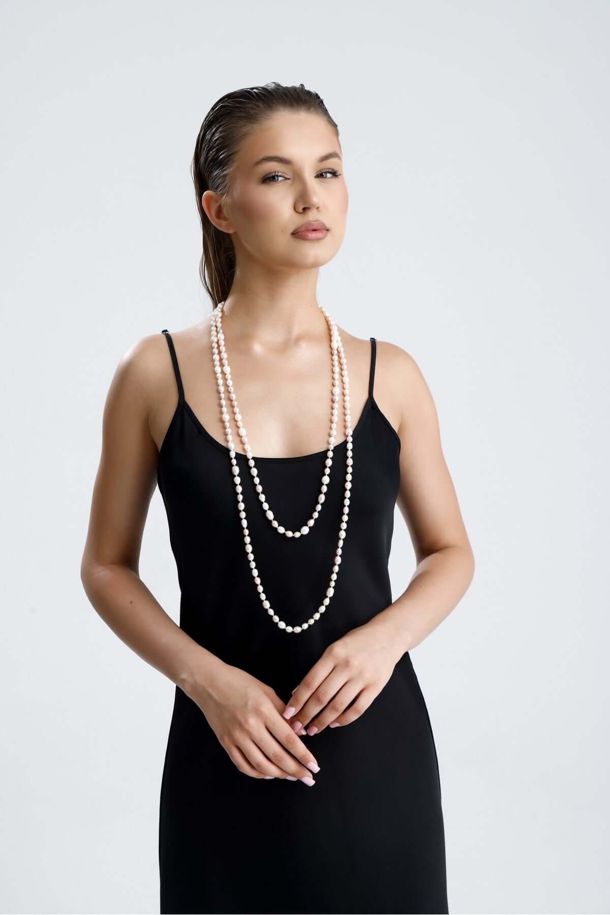 Multicolor Barok Doğal İnci Uzun Kolye | | Birinci1926